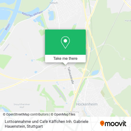 Карта Lottoannahme und Cafè Käffchen Inh. Gabriele Hauenstein