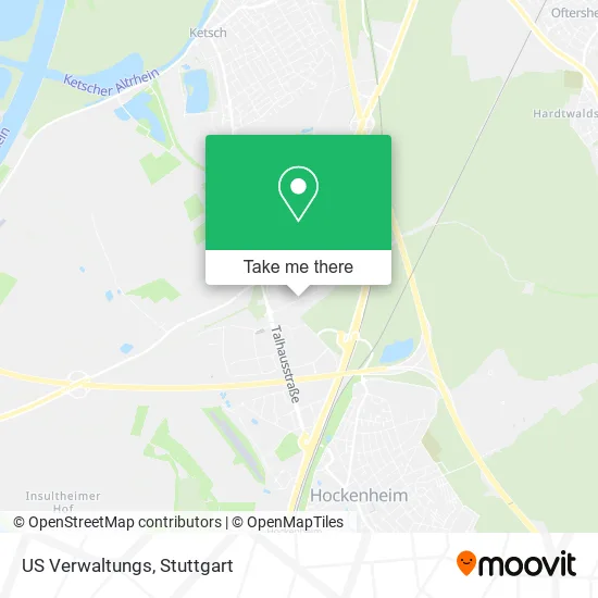 US Verwaltungs map