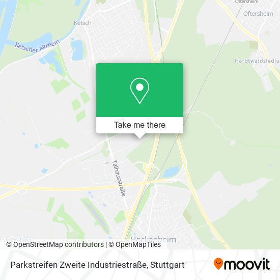 Parkstreifen Zweite Industriestraße map