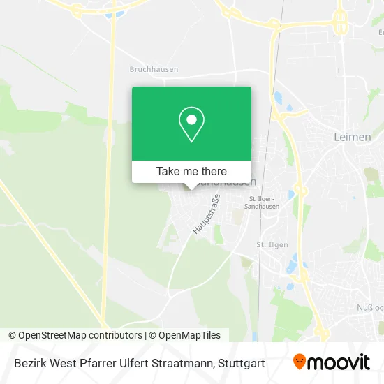 Карта Bezirk West Pfarrer Ulfert Straatmann