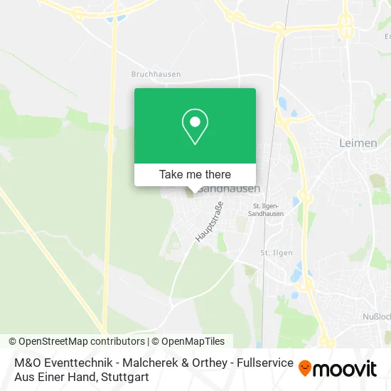 Карта M&O Eventtechnik - Malcherek & Orthey - Fullservice Aus Einer Hand