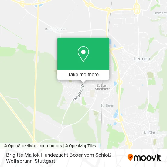 Карта Brigitte Mallok Hundezucht Boxer vom Schloß Wolfsbrunn
