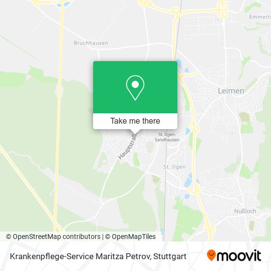 Krankenpflege-Service Maritza Petrov map