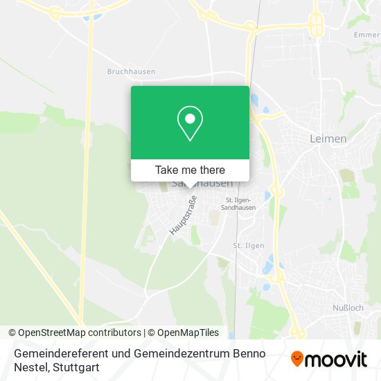 Gemeindereferent und Gemeindezentrum Benno Nestel map