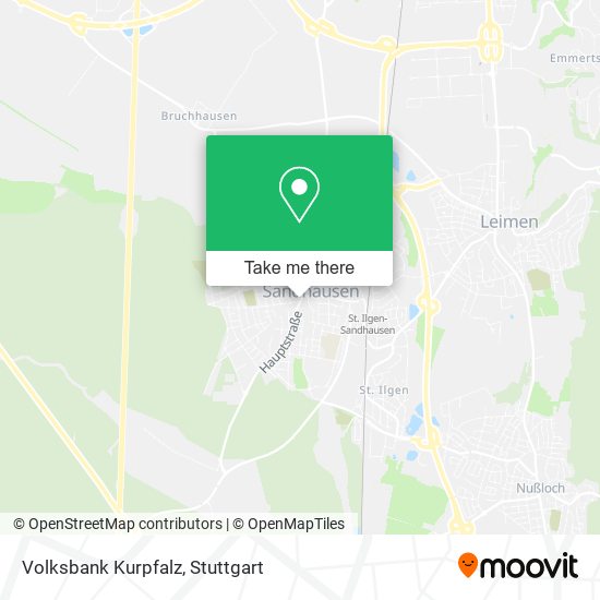 Volksbank Kurpfalz map