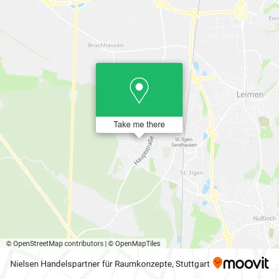 Карта Nielsen Handelspartner für Raumkonzepte