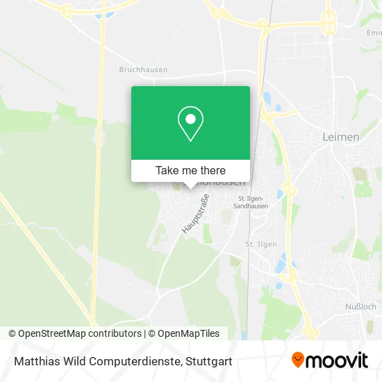 Карта Matthias Wild Computerdienste