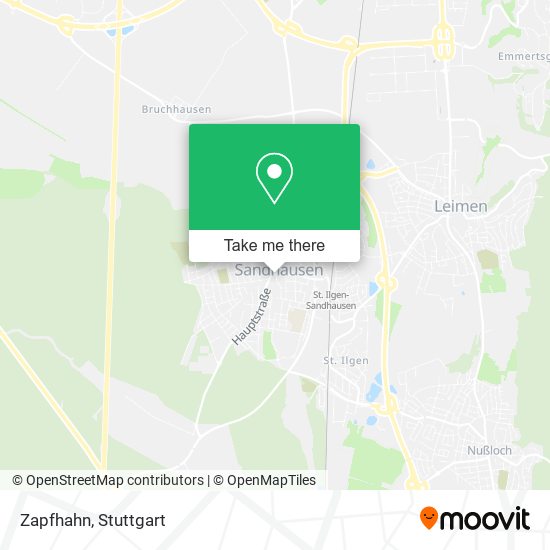 Карта Zapfhahn