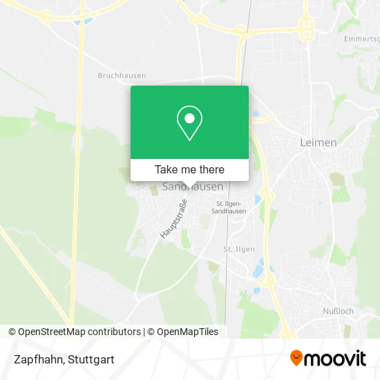 Карта Zapfhahn