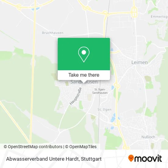 Карта Abwasserverband Untere Hardt