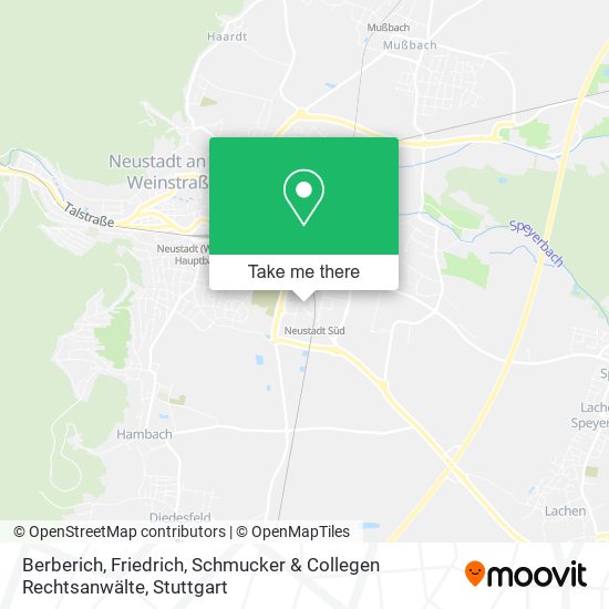 Berberich, Friedrich, Schmucker & Collegen Rechtsanwälte map