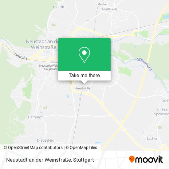 Карта Neustadt an der Weinstraße