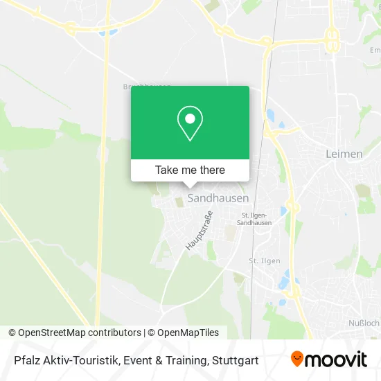 Карта Pfalz Aktiv-Touristik, Event & Training