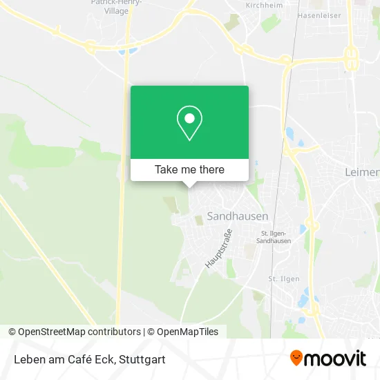 Карта Leben am Café Eck