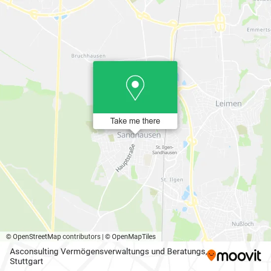 Карта Asconsulting Vermögensverwaltungs und Beratungs