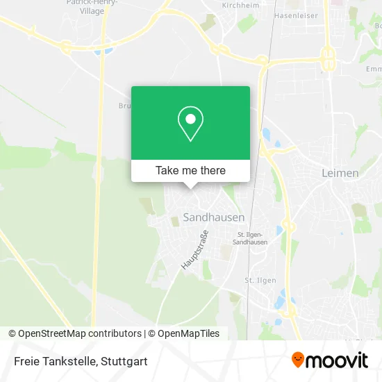 Карта Freie Tankstelle