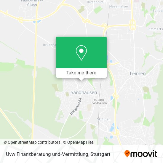 Uvw Finanzberatung und-Vermittlung map