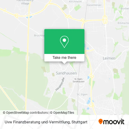 Карта Uvw Finanzberatung und-Vermittlung