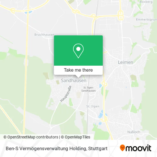 Карта Ben-S Vermögensverwaltung Holding