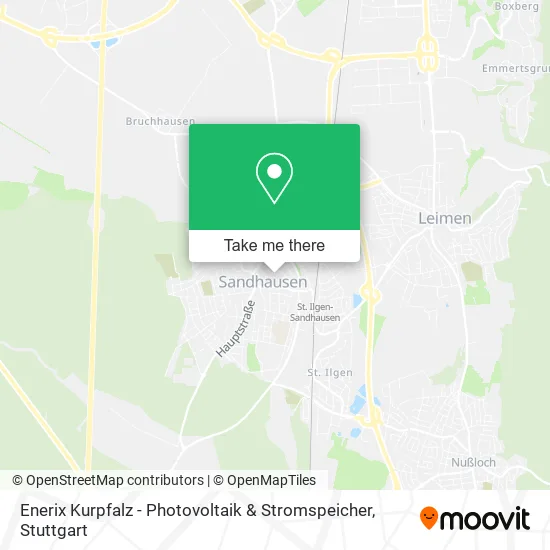 Карта Enerix Kurpfalz - Photovoltaik & Stromspeicher