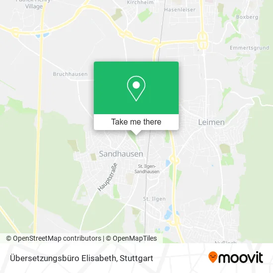 Карта Übersetzungsbüro Elisabeth
