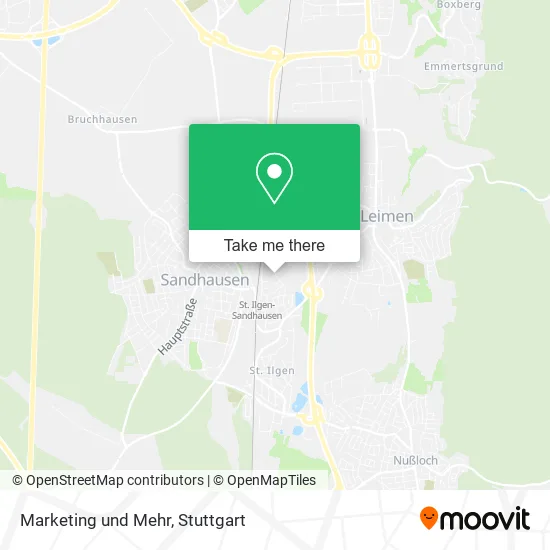 Карта Marketing und Mehr