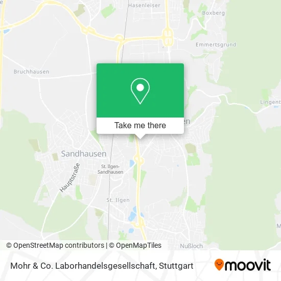 Карта Mohr & Co. Laborhandelsgesellschaft