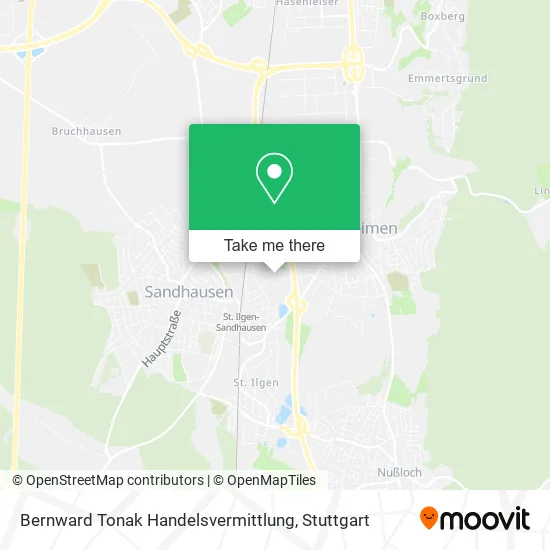 Карта Bernward Tonak Handelsvermittlung