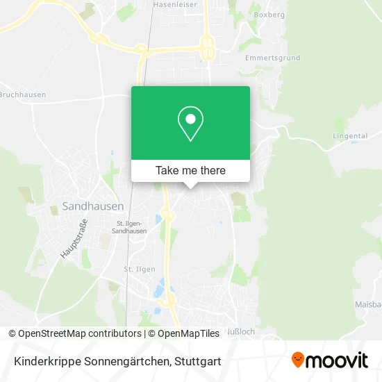 Карта Kinderkrippe Sonnengärtchen