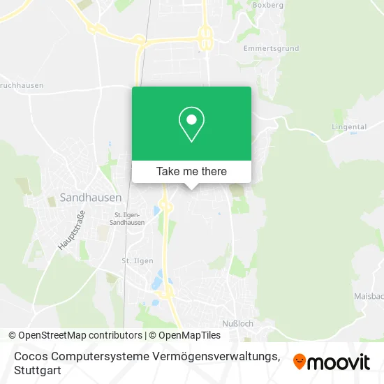 Карта Cocos Computersysteme Vermögensverwaltungs
