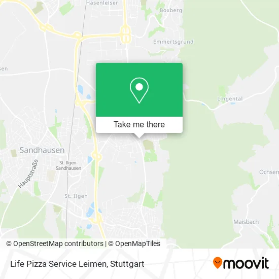 Карта Life Pizza Service Leimen