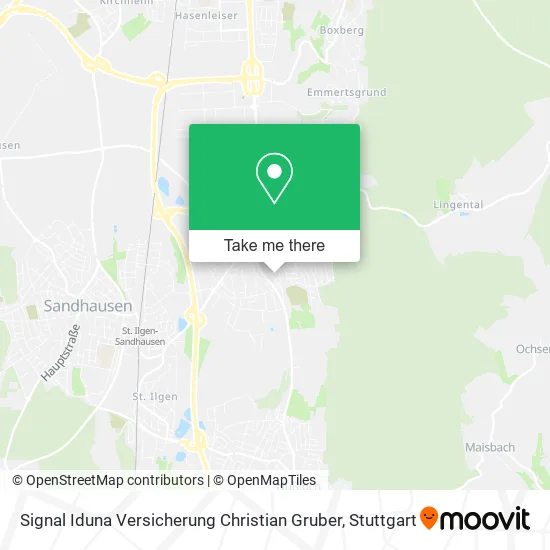 Карта Signal Iduna Versicherung Christian Gruber
