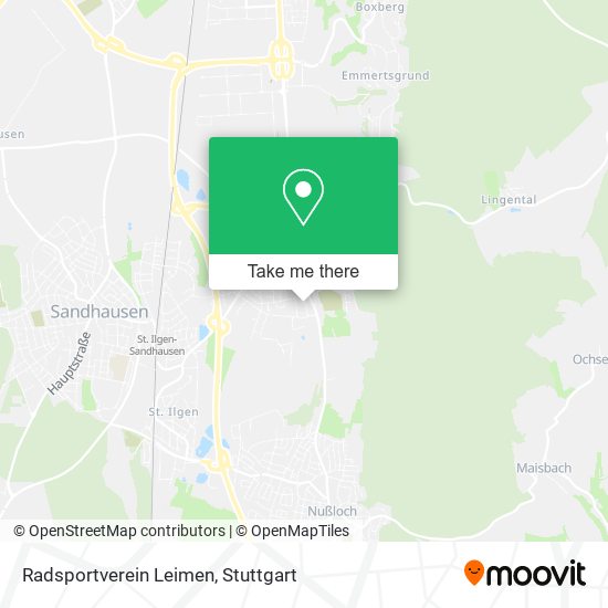 Radsportverein Leimen map