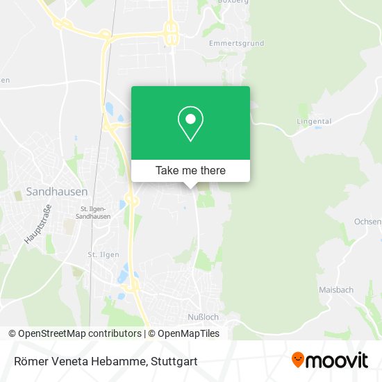 Römer Veneta Hebamme map