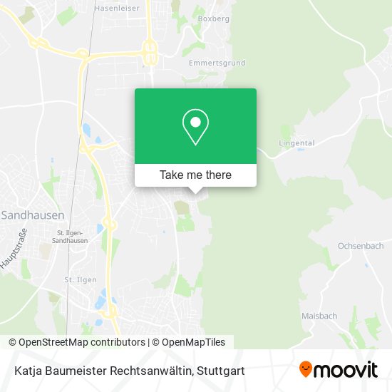 Katja Baumeister Rechtsanwältin map