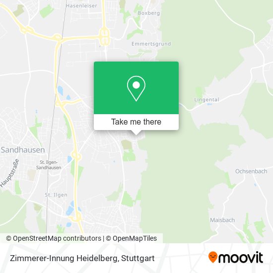 Zimmerer-Innung Heidelberg map