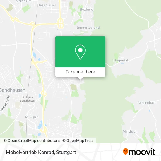 Карта Möbelvertrieb Konrad