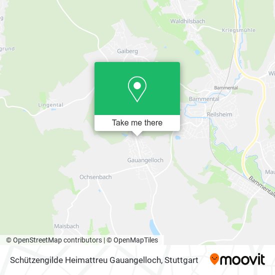 Schützengilde Heimattreu Gauangelloch map