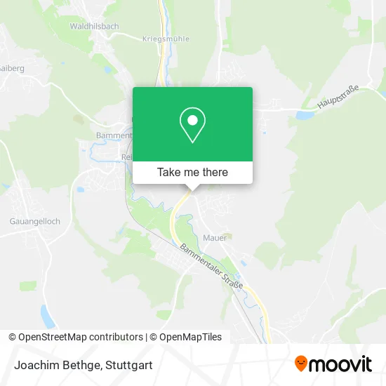 Карта Joachim Bethge