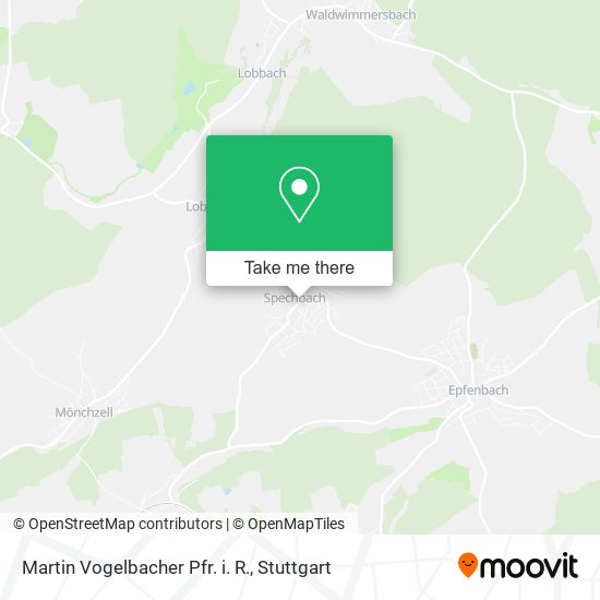 Карта Martin Vogelbacher Pfr. i. R.