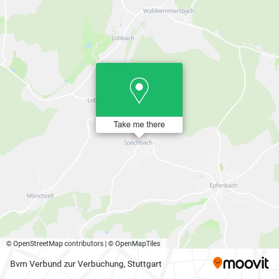 Bvm Verbund zur Verbuchung map