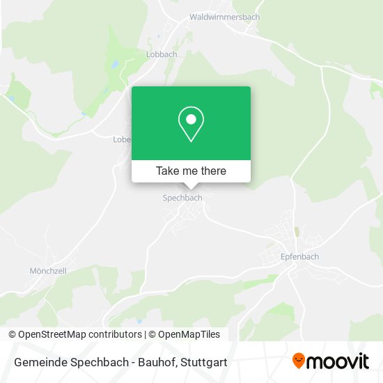Gemeinde Spechbach - Bauhof map