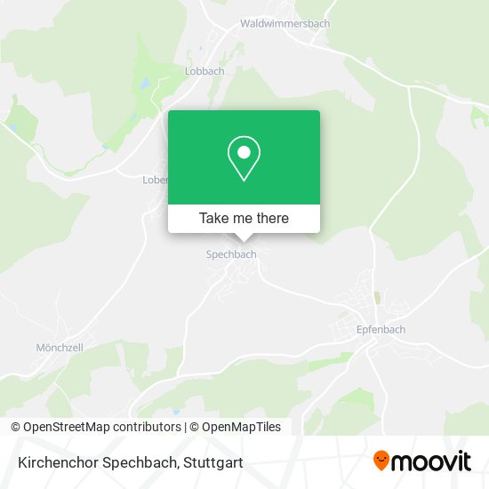 Kirchenchor Spechbach map