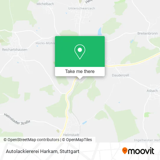 Карта Autolackiererei Harkam