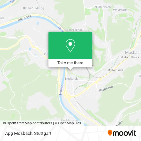 Карта Apg Mosbach