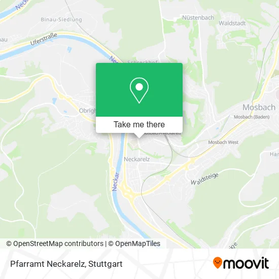 Карта Pfarramt Neckarelz