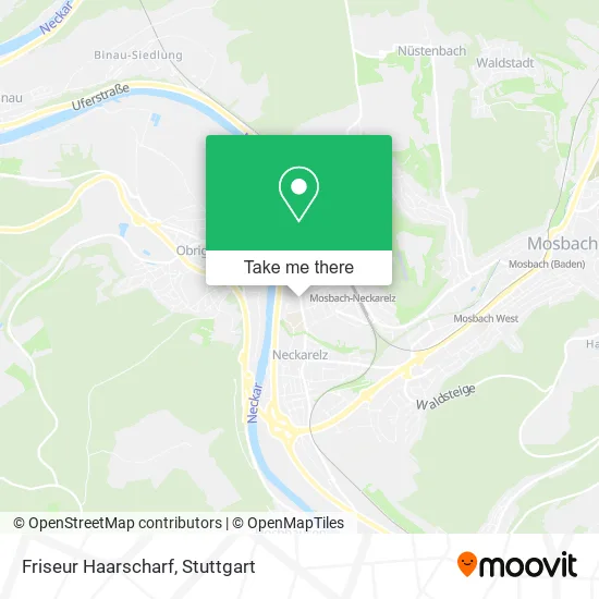 Карта Friseur Haarscharf
