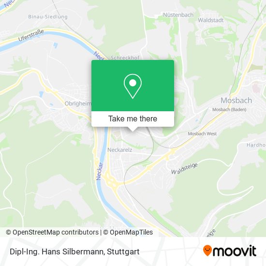 Dipl-Ing. Hans Silbermann map