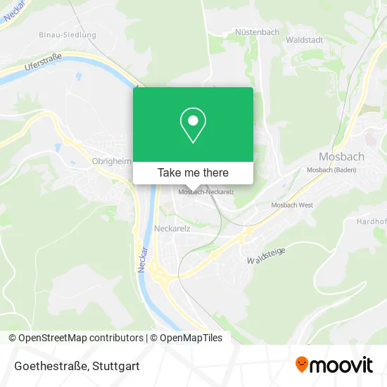 Карта Goethestraße