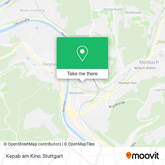 Карта Kepab am Kino